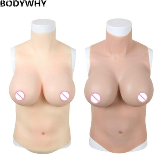Hot Sale Artificial Silicone Fake Boobs Breast Form Crossdressing For Crossdresser Transgender Drag-Queen Shemale F G Cup