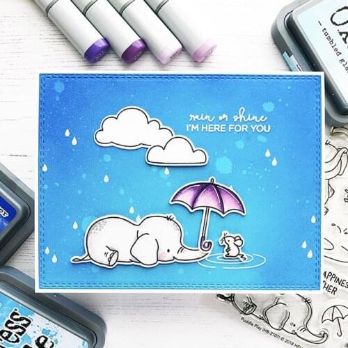 Joy Mouse Merry Christmas Element Transparent Silicone Clear Stamp For Scrapbooking DIY Craft Soft Stamp New2019 Decoration