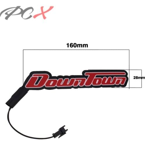 Motorcycle Fairing Kit Body Side Stickers Badge Cold Light for KYMCO Downtown DT 200i 300i 350i 125 200 250 350