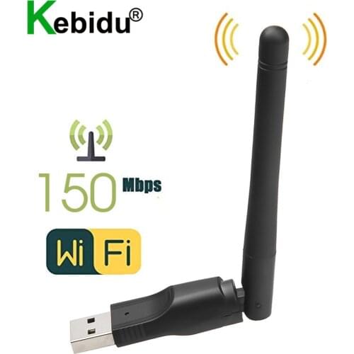 Mini MT7601 USB Wifi Adapter 802.11b/g/n Antenna 150Mbps USB Wireless Receiver Dongle Network Card Laptop TV BOX Wi-Fi Dongle