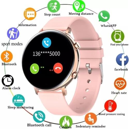 2021 New Bluetooth Call Smart Watch Women IP68 Waterproof Heart Rate ECG PPG Monitor Men Smartwatch For Samsung Galaxy Active 2