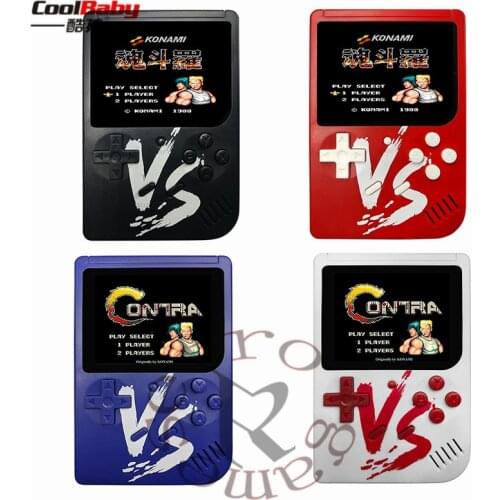 New Q3 DoublePlay Mini VS Handheld Video Game Console Retro Game Built-in 500 Classic Games fast ship