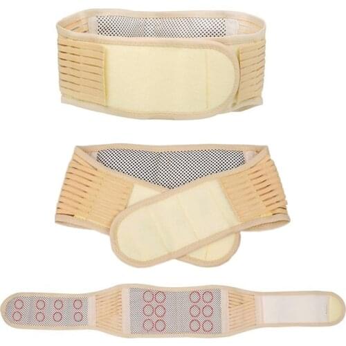 Lumbar Braces Belt Tourmaline Magnetic Therapy Waist Spontaneous Self Heating burning fat abdominal muscle trainer brace support