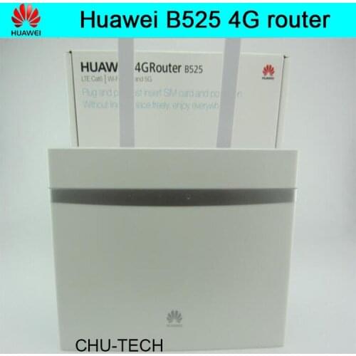 + 2pcs antenna ) unlocked Huawei B525 4G LTE Cat6 300M Wireless Router 4 x RJ45 Gigabit Ethernet ports 1WLAN