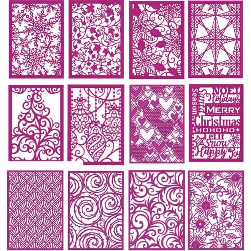 Snowflakes Star Of Wonder Flourishing Swirling Tree Metal Cutting Dies for DIY Scrapbooking Paper Cards Making Crafts 2019 New