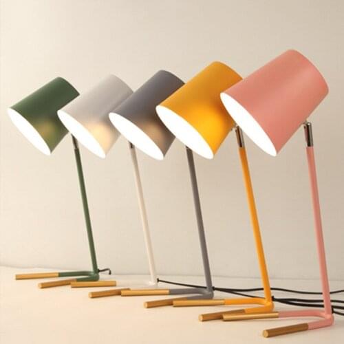 Modern pellet Simple Desk lamp colorful Creative Bedroom Bedside lamp reading lamp Personality Night Light Custom Desk Lamp