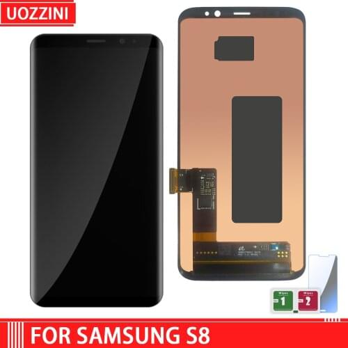 Super Amoled And New Display For Samsung Galaxy S8Plus G950F G950FD G9500 G950U LCD Touch Screen Sensor Panel Assembly 100% Test