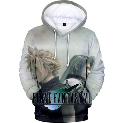 Sidno Final Fantasy VII 3D Hoodies Men/women Clothes Pullovers Fashion Casual Hoodie Spring Autumn Long Sleeve Boys Coat