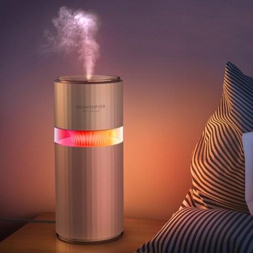 400ml Ultrasonic Air Humidifier USB Aroma Diffuser with Romantic LED Lamp for Home Car Mute Aromatherapy Essential Oil Diffusor
