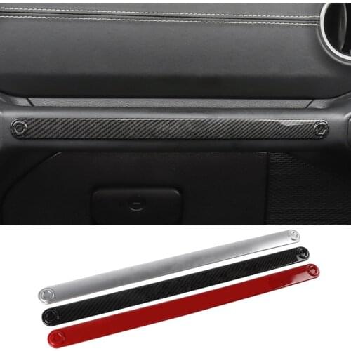 ABS Interior Mouldings for Jeep Wrangler JL Gladiator JT 2018-2021 Co-Pilot Dashboard Handle Decoration Cover Car Accessories