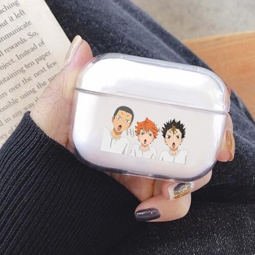 Haikyuu Funny Anime Cover For AirPods Pro 3 Air Pods Case Earphone Accessories TPU Protector Airpods3 Case