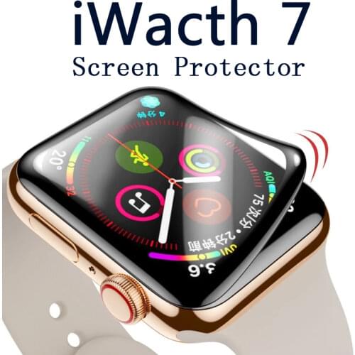 20 PCS Full Glue Waterproof Full Cover Screen Curved Tempered Glass Film Screen Protector for Apple I Watch Series 4 40mm 44mm