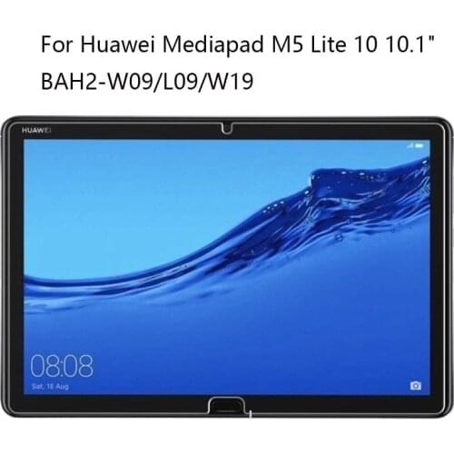 9H Tempered Glass For Huawei Mediapad M5 Lite 10 10.1" BAH2-W09/L09/W19 Screen Protector Tablet Protective Film Guard For M5 10"