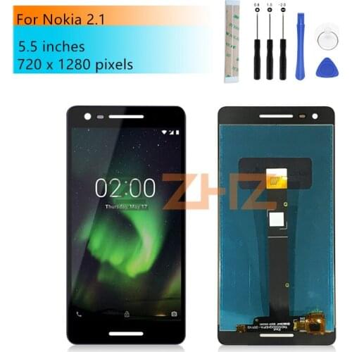 For Nokia 2.1 LCD Display Touch Screen Digitizer Assembly TA-1080 TA-1092TA-1084TA-1093 TA-1086 lcd Replacement Repair Parts 5.5