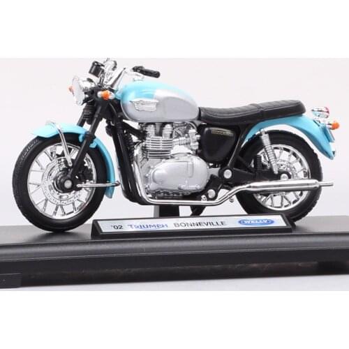 1/18 scale welly mini Triumph Bonneville 2002 Retro cafe racers motorcycle model Diecasts & Toy Vehicle of Replicas bike