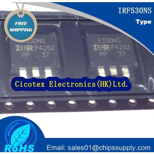 10pcs/lot IRF530NSTRLPBF IN42PATIENTS TO263 IRF530NS MOSFET N-CH 100V 17A D2PAK IRF530NSPBF