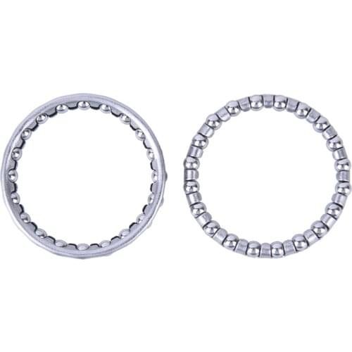 2pcs Bicycle Bike 4mm 20 Balls Headset Caged Ball Bearing Race Cycling Bearing