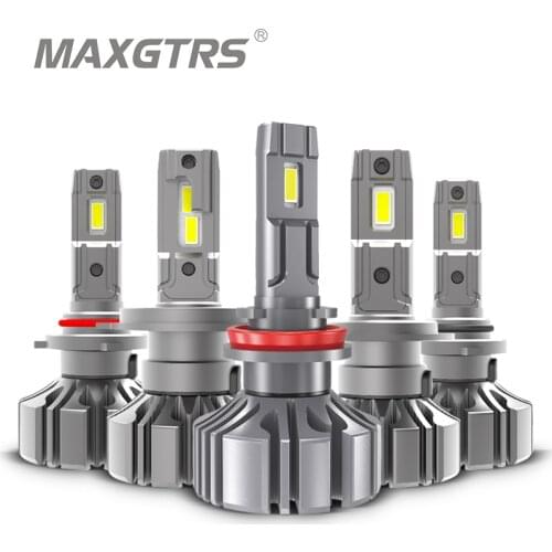 2PCS S5 H8 H11 HB4 9006 H4 H7 HB3 9005 Fanless Led Car Fog Light Bulb 80W 12V 6500K Canbus Auto Led Headlight Lamp