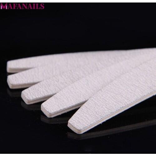50Pcs/lot Professional Nail Files 150/150 Sanding Nail Files & Buffer Disposable 100/180 UV Gel Salon Manicure Pedicure Tools 03