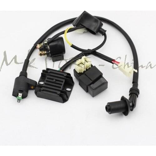 CDI UNIT&Ignition Coil&Regulator&starter relay GY6 PIT Quad Dirt Bike ATV Buggy