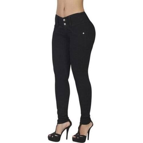 Jeans Style Jeans Pants New Fashion for women Waist 2020 Boyfriend High Pocket Pencil Solid fall Cotton Casual Summer Denim