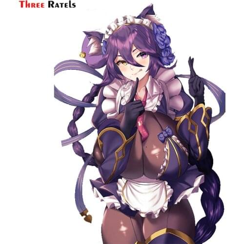 Three Ratels F353 Hentai Uniform Animal Ears Areola Bodysuit For Last Origin Car Accessories Luggage Skateboard Phone Stickers