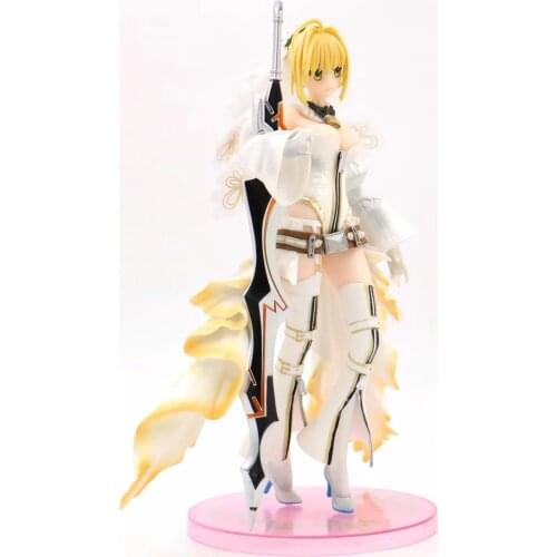 Fate/Grand Order Saber Nero Claudius Bride PVC Action Figure Anime Figure Modle Toys Girl Collectible Doll Gift