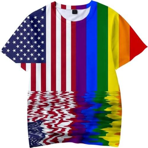 2021 Summer New Color Printed Mens T-shirt Casual Oversized Short Sleeve Clothes Streetwear Hip Hop 3D Printed Top T-shirt