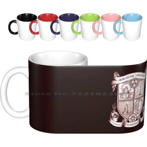 Miskatonic University Coat Of Arms Ceramic Mugs Coffee Cups Milk Tea Mug Cthulhu Call Of Cthulhu Chaosium H P Cthulhu Mythos