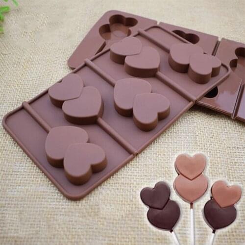 Reusable Silicone Round Lollipop Mold Can Make Starry Lollipops Chocolate Decoration Stencil Confectioners Baking Tools
