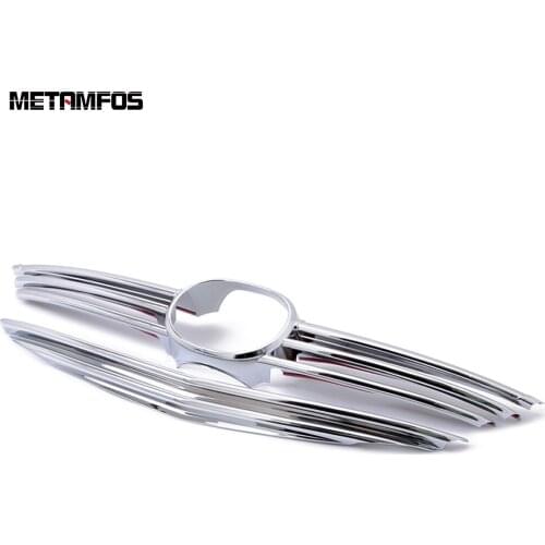 For Mazda 6 M6 Atenza 2013 2014 2015 Chrome Front Center Bumper Grille Grill Cover Molding Trim Exterior Accessories Car Styling