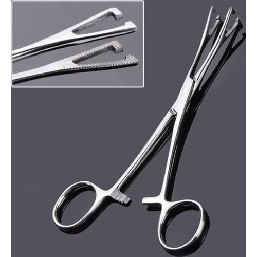 2019 Stainless Steel Silver Piercing Supply Tool Septum Ear Tongue Nose Lip yuelong tattoo Plier Clamp Forcep Free Shipping