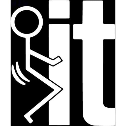 Do It Customized Car Sticker Funny White Vinyl Decal Window Sticker for Car Motorcycle