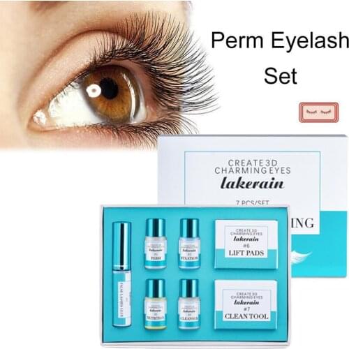 Professional Mini Eyelash Perming Kit With Rods Glue Brush Curling Eyelash Lift Cilia Tools DIY Lashes Lifting Kit