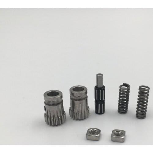 Prusa i3 mk2/mk2.5/mk3 3d printer extruder driving gears Btech dual gears prusa i3 extruder spring mk3 extrusion wheel