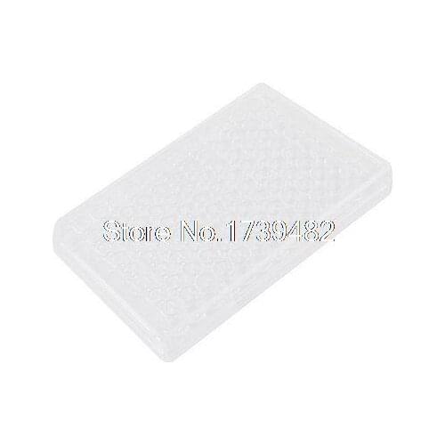 Rectangle Shape Clear Polystyrene 96 Wells Cell Culture Plate w Cover