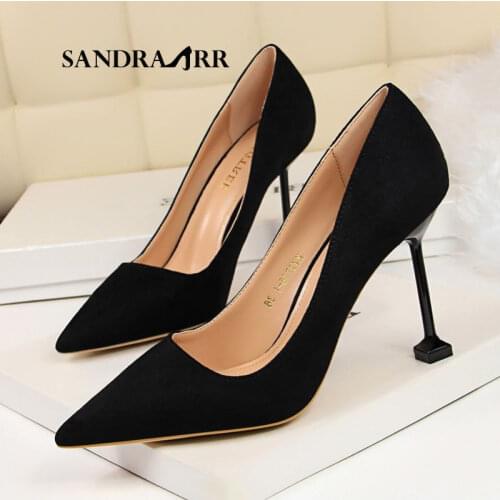 SANDRA JRR Autumn Leather Shoes Med Heel Platform Round Toe Lace-up Shoes British Style Derby Pumps