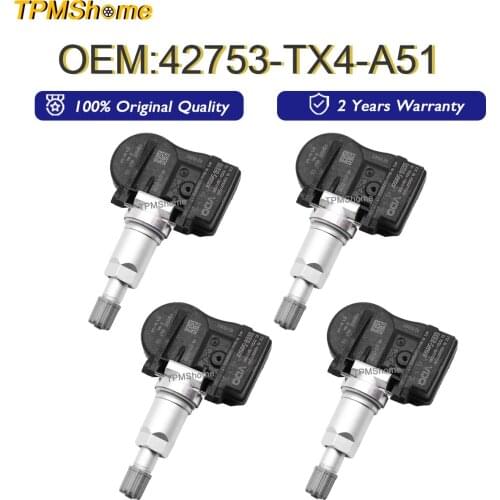 42753-TX4-A51 TPMS Sensor 315MHz Tire Pressure Monitoring System For 2013 2014 2015 Acura RDX 2014 2015 Acura MDX 42753TX4A51