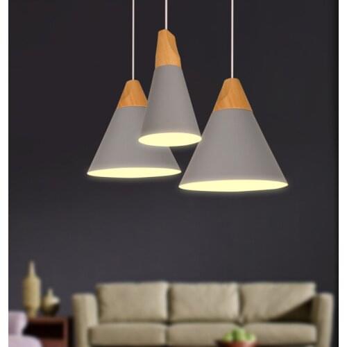 Modern iron hanging lamp lustres lamparas de techo colgante moderna nordic decoration home lampes suspendues lamparas de techo