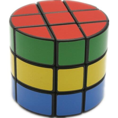 Diansheng 3Layers Barrel Cylinder Round Shape 3 Layer 3x3x3 Column Barrel Magic Cube Puzzle IQ Brain Teaser Toys Speed Puzzle