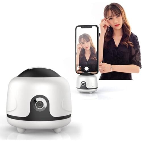 Smart AI Gimbal Robot Cameraman 360° Auto Rotation Face Tracking Object Mobile Phone Stand Photography/Vlog/YouTube Selfie Camer