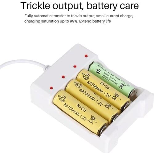 USB Output Battery Charger For AA / AAA Battery Universal Rechargeable Battery Quick Charge Adapter Battery Charging Tools