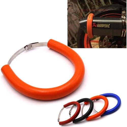 High quality For HUSQVARNA FE 501/450/350/250 FX 350/450 Motorcycle Accessories Silencer/Round Oval Exhaust Protector Can Cover