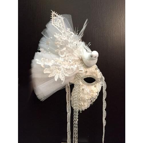 Womens Mask Venetian Masquerade Valentine Prom Party Ball Sexy Lace Bird Flower One-eye Masks