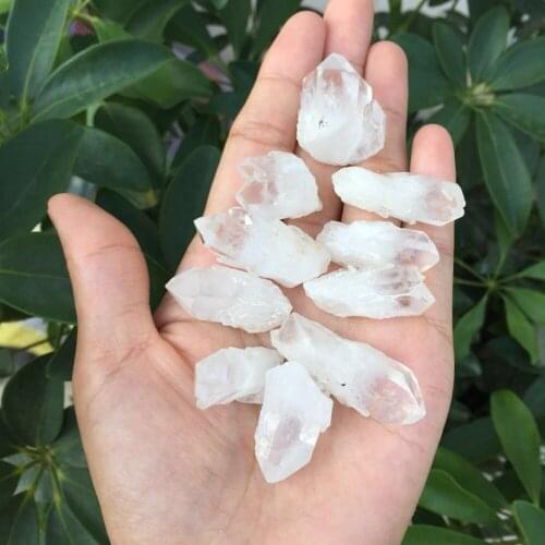 10 pcs natural rough quartz Crystal gemstone seed meditation reiki healing rock crystal gemstone flower specimen jewelry making
