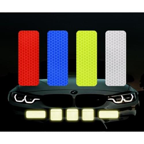 2021Fluorescent Car Reflective Strips Waterproof Warning Stickers Night Driving Safety Lighting Luminous Tapes