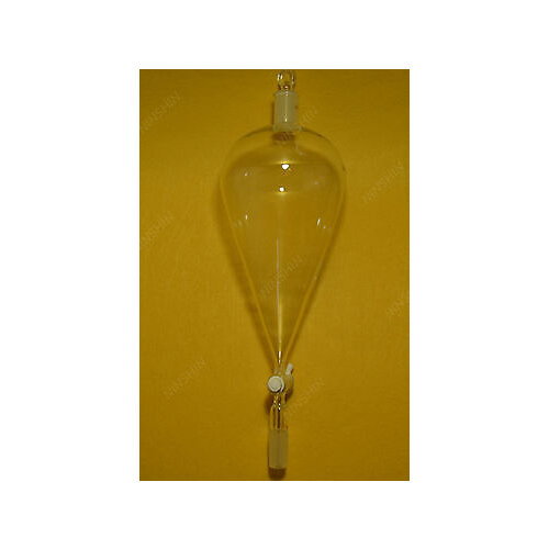 3000ml,24/40,Glass Separatory Funnel,Pyriform,PTFE Stopcock,Lab Glassware