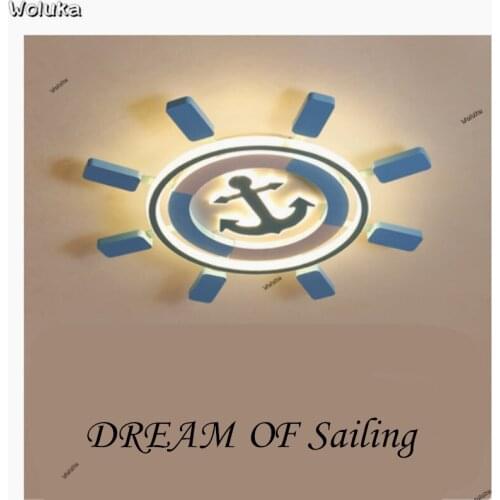 Children room light boat ceiling light bedroom room simple modern intelligent LED lights CD50 W06