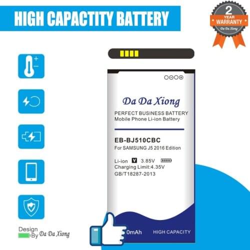 EB-BJ510CBC Battery for Samsung Galaxy J5 2016 Edition j5109 j5108 J510 Replacement Phone Battery High Capacity 5350mAh