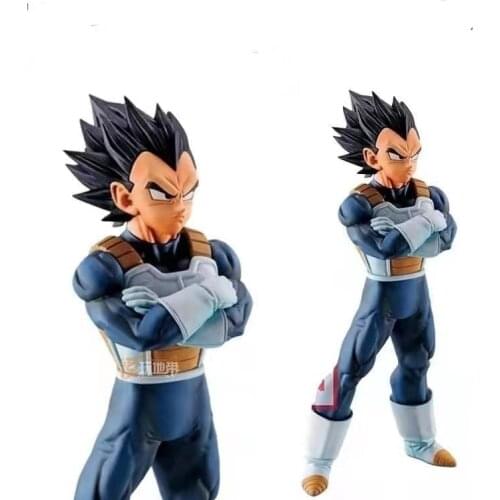 Bandai Dragon Ball Super Anime Figures Vegeta PVC Toys Super Saiyan Model Action Figural DBZ Goku Juguetes 23cm Figma Doll Figma